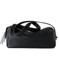The Baguette Bag, side view in black