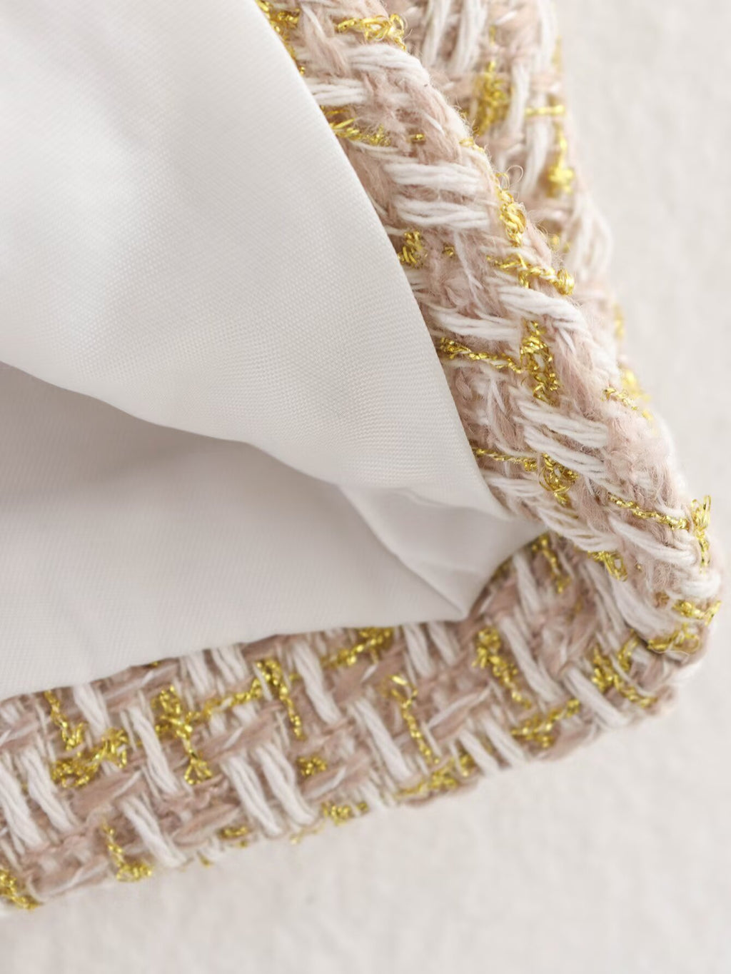 The Gilded Waistcoat, close-up of the lining