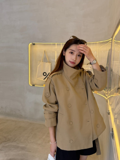 The Cropped Trench in khaki