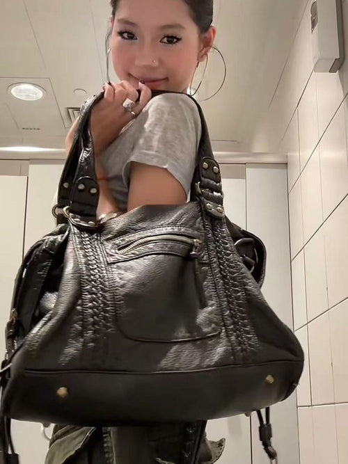 The Moonlit Bag, worn on the shoulder