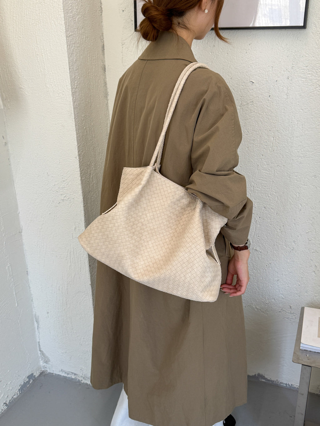 The Bloom Tote in cream